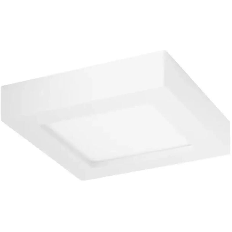 Image of plafoniera led da soffitto applique interno pannello quadrato 18 watt bianco caldo F