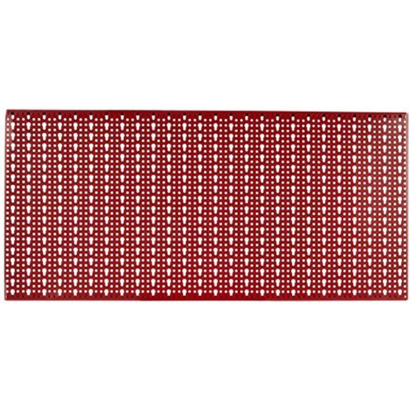 Pannello Forato Orizzontale Per Muro Rosso