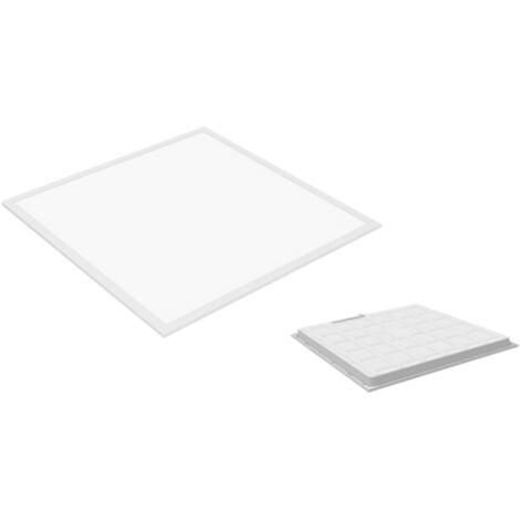 Pannello Moderno Zane Metallo Bianco Led Integrato 40W Ip20 Dimmerabile