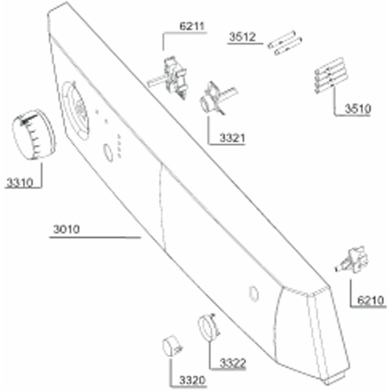 Beko - Fascia Originale (riferimento 3010) - Lavastoviglie 352979