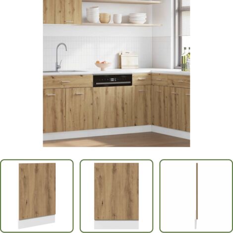 Pannello -  Pannello Lavastoviglie “Lyon” Rovere Artigianale 45x3x67 cm