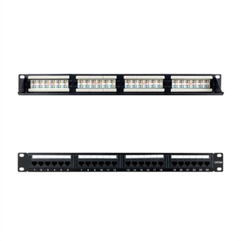 Pannello patch Utp Cat6a 24p 19" Nanocable 10.21.4124