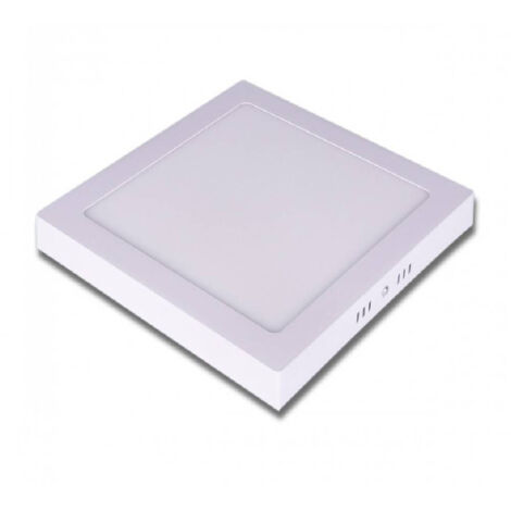 Pannello Plafoniera Led 18 W Quadrato Luce Bianco Caldo Freddo Naturale P2