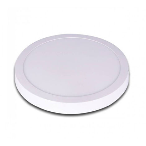 Pannello Plafoniera Led 18w Tondo Pvc Luce Bianco Caldo Freddo Naturale P22