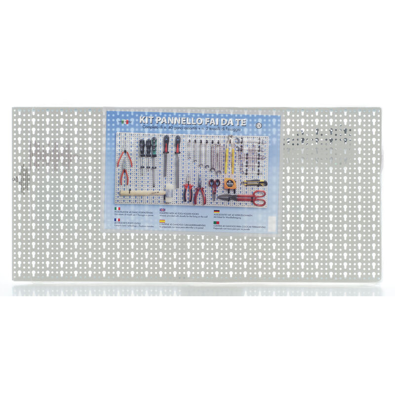 Masidef - Pannello forato con kit ganci (profi mp3)