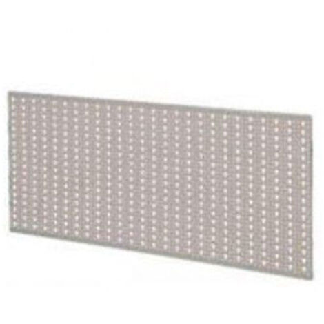 Pannello portautensili murale, in acciaio verniciato forato, dimensioni 46x98 cm