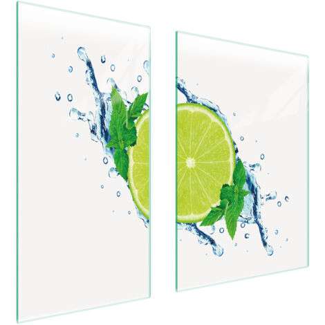 PANNELLO PROTETTIVO IN VETRO 75x52 LIME