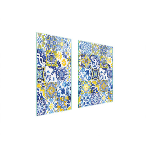 PANNELLO PROTETTIVO IN VETRO 75x52 MOSAICO