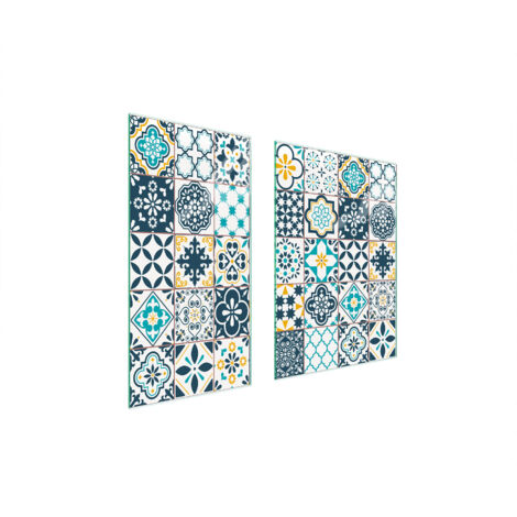 PANNELLO PROTETTIVO IN VETRO 75x52 MOSAICO