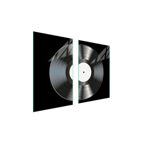 PANNELLO PROTETTIVO IN VETRO PER CUCINA 65x52 VINILE