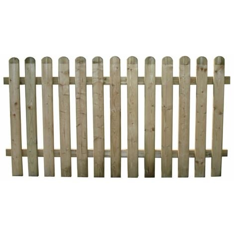 Pannello recinto staccionata in legno 180x100h recinzione giardino forest