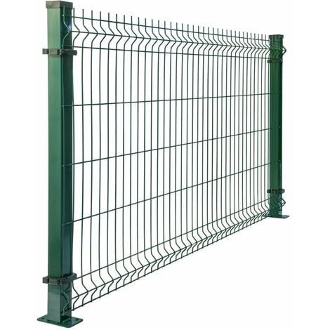 Pannello rigido per recinzione modulare plastificato Verde Border maglia 10 x 5 cm -200 x h 103 cm
