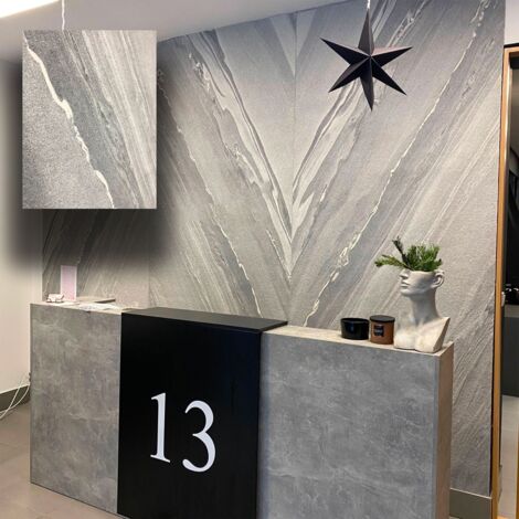 Piastrelle Adesive Effetto Ardesia - 30x30cm, Impermeabili, Per Cucina E Bagno - Foto 12