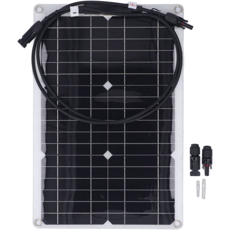 Pannello solare flessibile monocristallino da 20 W 18 V per batteria da 12 V (off-grid) - Telecamera di sicurezza