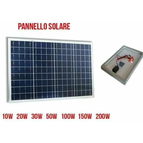 Pannello Solare Monocristallino 120 W Vechline con kit montaggio
