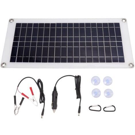 Pannello solare leggero, a prova di microrganismi, portatile e flessibile con 2 uscite USB per auto/spedizione