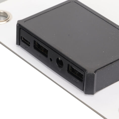 Pannello solare portatile policristallino impermeabile da 12 V 30 W con porta USB per auto, furgoni, barche e camper.