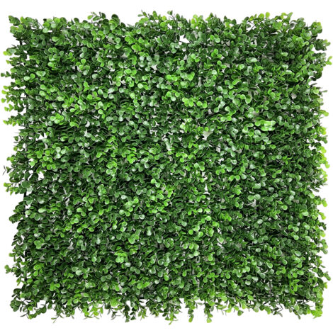 Pannello Stile Giungla Foglie Artificiale A Parete Per Interno Esterno Giardino Verticale Siepe Finta Muro Bosco Erba Recinzione Anticaduta Frangivista  Levana - 100x100 cm