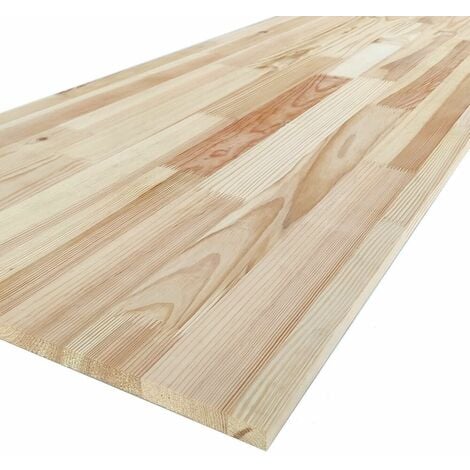 Pannello tavola mensola in legno lamellare pino prima scelta 18 x 600 x 2000 mm