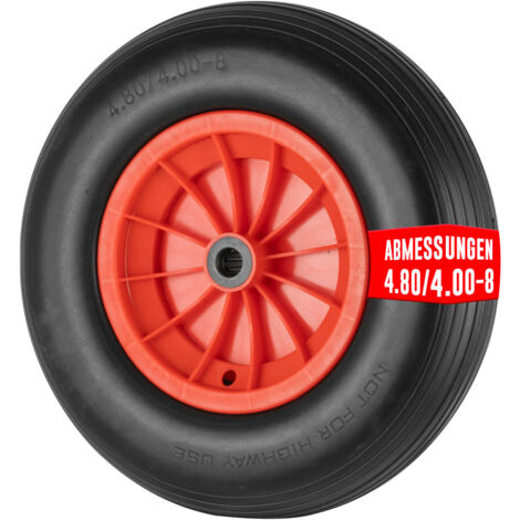 OSE Pannensicheres Rad mit 400 mm Bohrung und 20 mm für Schubkarre, Trolley...