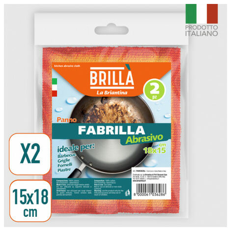 Panni Abrasivi Fabrilla 2pz LA BRIANTINA