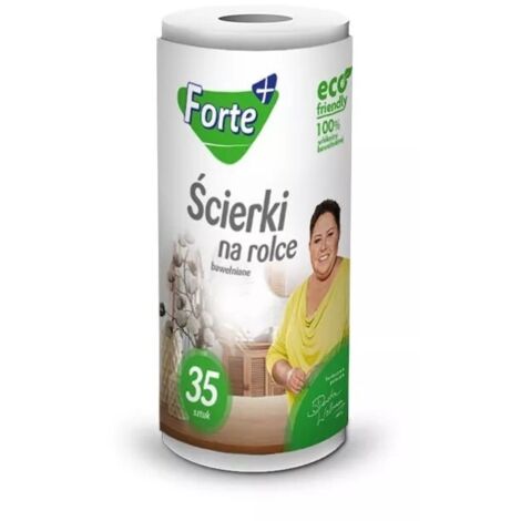 Panni di cotone Forte+ in rotolo, 35 pezzi.