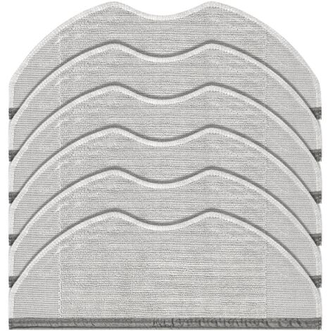 Panni in Microfibra Lavabili e Riutilizzabili per Xiaomi S40C E101/H40 OV51, 6 Pezzi - Ricambio Aspirapolvere Robot