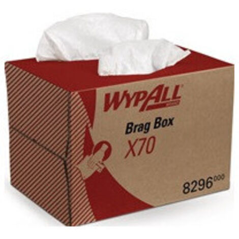 Panno assorbente WypAll® X70 8296 L. ca. 426 mm x B. ca. 282 mm bianco 1-strato scatola