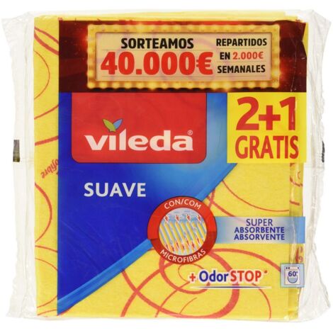 Panno Giallo Morbido 2+1 30% Microfibra 170812 Vileda