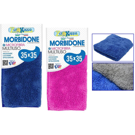 PANNO IN MICROFIBRA MULTIUSO 'MORBIDONE' cm 35 x 35