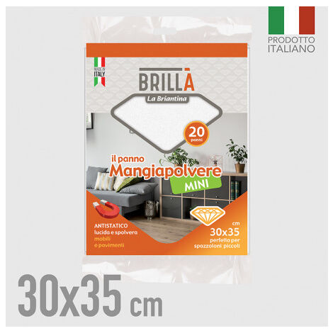 Panno mangiapolvere mini 30x35cm 20pz La briantina
