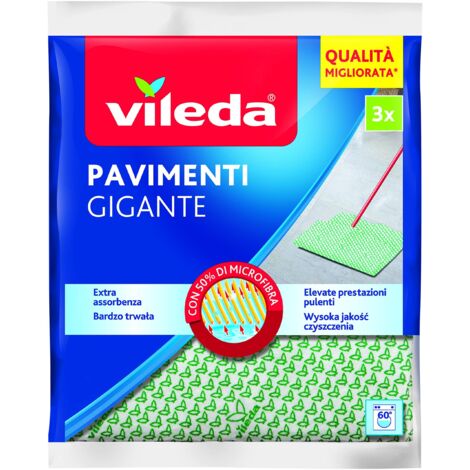Panno microfibre pavimenti gigante Vileda bianco 60 x 50 x 2 cm