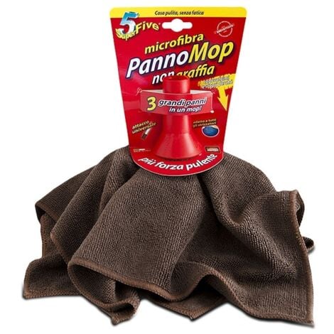 panno mop in microfibra superfive - colori assortiti.