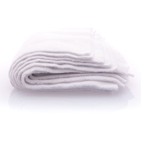 Panno per la pulizia dell'auto in microfibra Gentleman Basic White Work Stuff x5