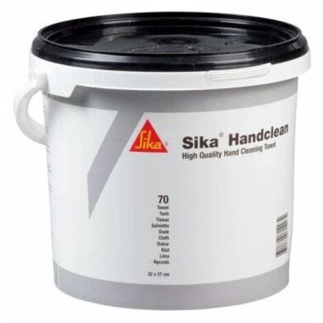 Panno per la pulizia delle mani Sika® Handclean, umido, PP, confezione da 70 pezzi, secchio