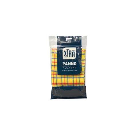 PANNO POLVERE SCOZZESE- - conf. da 2 pz. - cm.50x50 - 10 pezzi XTRA
