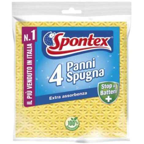 Panno Spugna Pz 4 Cm 18X19 Spontex