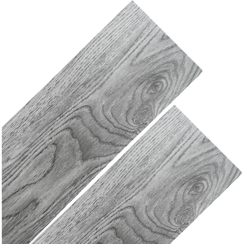 Image of pavimento PVC adesivo laminato listoni 15pz - Rovere Cemento