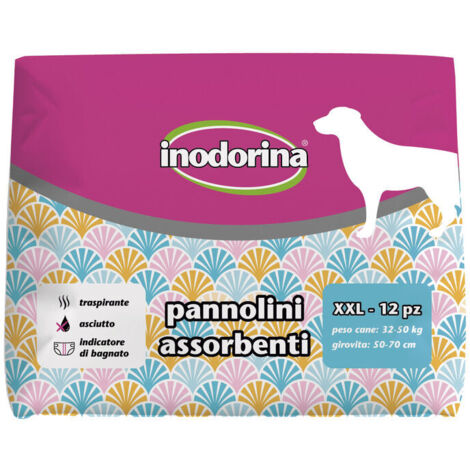 Pannolini usa e getta Inodorina 50 + 70 cm 12 Unità