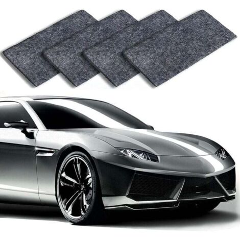 Paño con brillo ZVD-Nano para arañazos de coche (4 unidades), paño mágico nano para borrar arañazos, removedor de arañazos, paño de pulido multifuncional