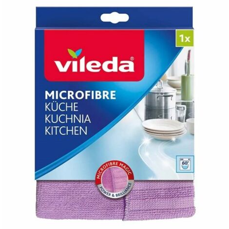 Paño de cocina 2 en 1 microfibra absorbente 1 ud Vileda