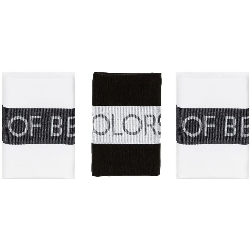 

Paño de Cocina Benetton Black & White (3 pcs)