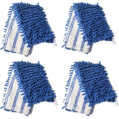 Paño de fregona plano Cedar Oezeda, cabezal de fregona de microfibra, accesorios, paño de repuesto (4 piezas)