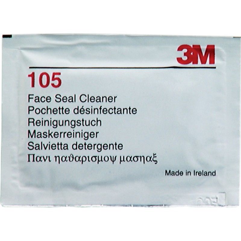 Toallitas limpiadoras para el sello facial, 105 (Por 40) - 3M