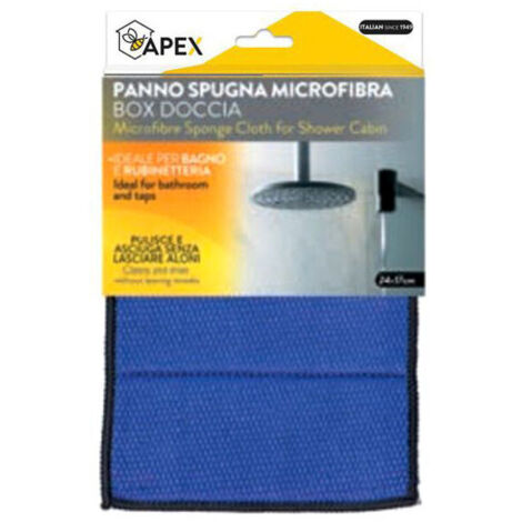 Paño de microfibra para ducha de 24x17 cm 15094 Apex