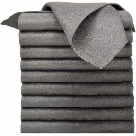 Paño mágico para limpiar ventanas, 10 piezas de paños de limpieza mágicos gruesos, herramientas de fuerte absorción de agua para vidrio, coche, hogar, cocina y baño