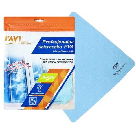 Paño para ventanas profesional de microfibra PVA sin detergente