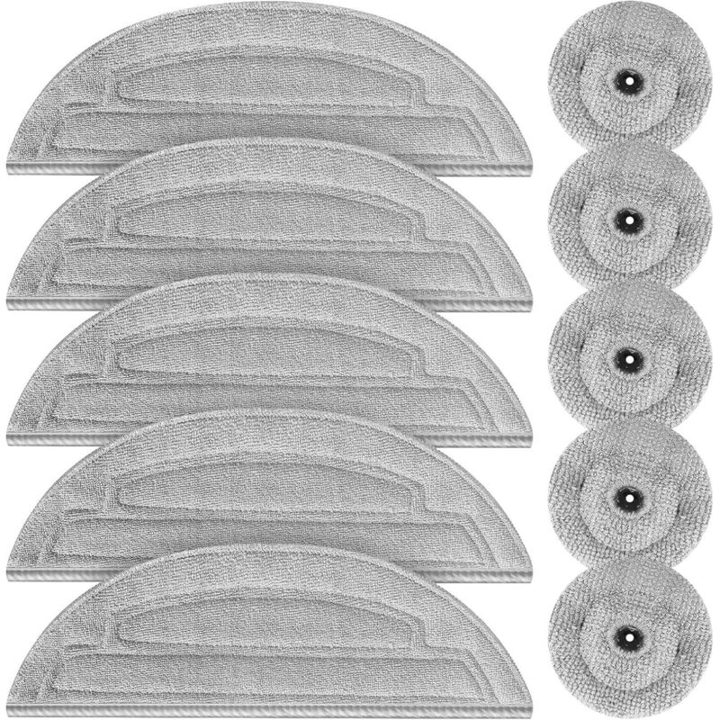 Paños de repuesto para aspiradora robótica Roborock S8 Max Ultra lavables y reutilizables