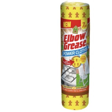 Paños para fregar con estampado de pan de jengibre Elbow Grease, 7 piezas