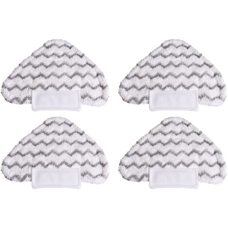 Paños triangulares de microfibra para mopa de vapor S3973 – Paquete de 4, lavables